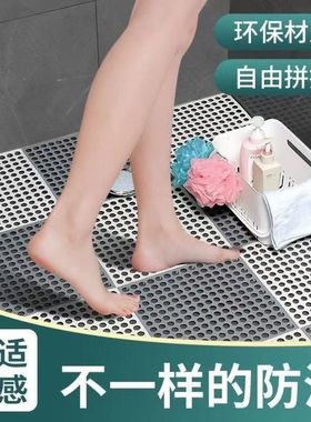 漏水垫垫高卫生间防滑垫地面小孔垫子满铺地板块厨房地垫黄色商用