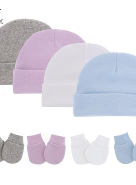 Winter Baby Hat Gloves Set Boy Girl Warm Cotton Kids Beanie