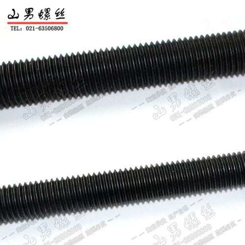 DIN975高强度8.8级热处理发黑全螺纹丝杆M33*1米公制全牙条螺纹杆