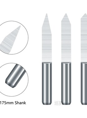 10pcs PCB 3D Engraving Bit 10/15/20/25 Degrees V Shape Carvi