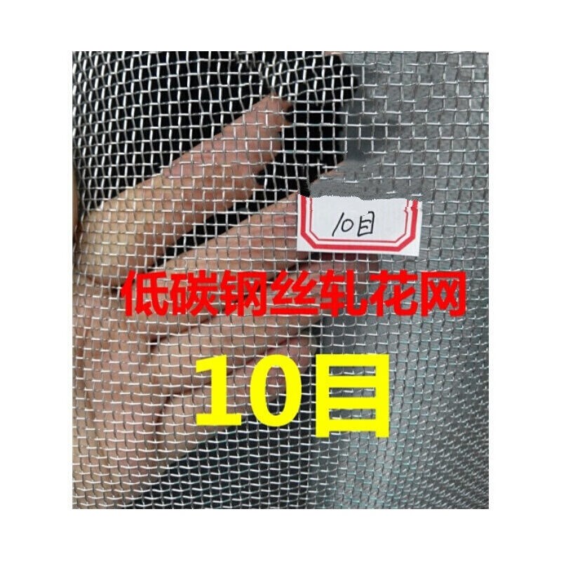 10目小孔防鼠轧花网细铁丝网钢丝网编织筛网筛黄沙煤渣网1810目2.