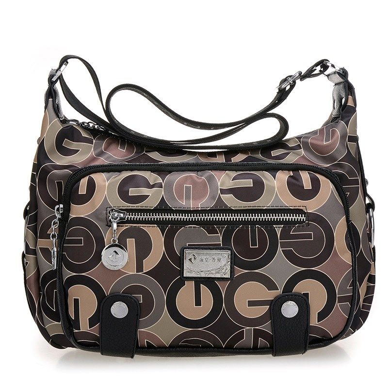 中老年女包婆婆单肩斜挎布包帆布包妈妈牛津布休闲大容量旅行包