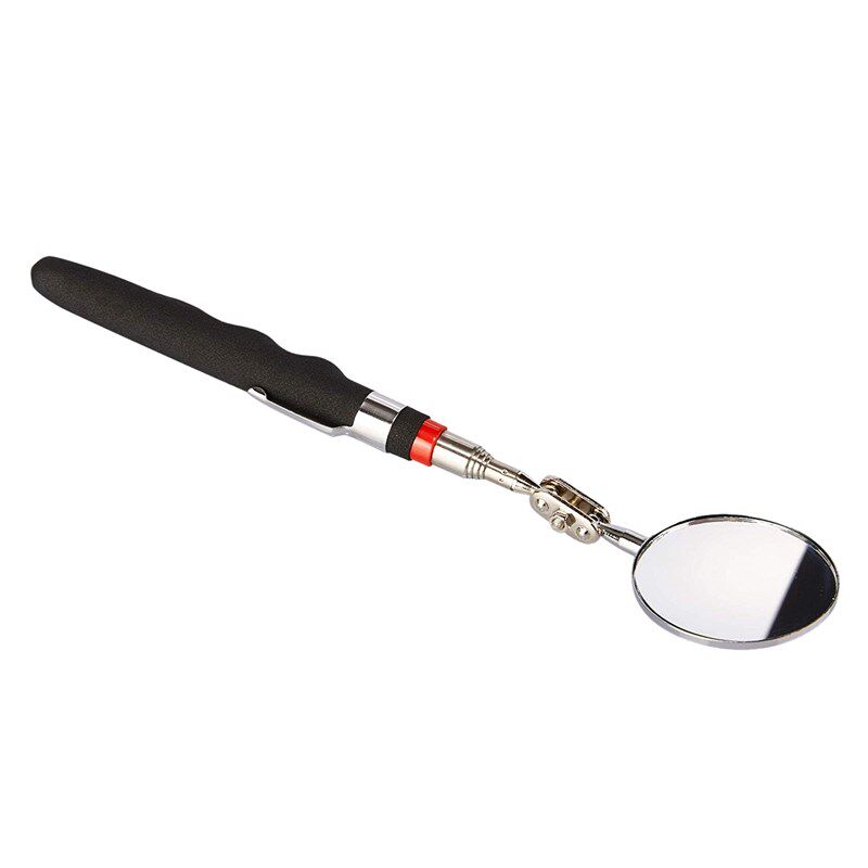 2-Pack Round 2-Inch Telescoping Inspection Mirror,Extends Up