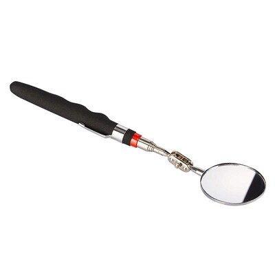 2-Pack Round 2-Inch Telescoping Inspection Mirror,Extends Up