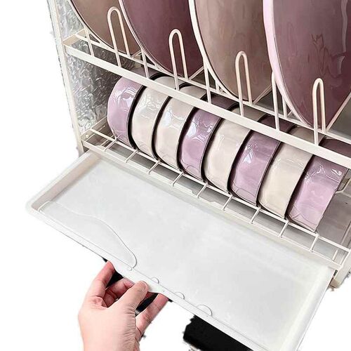 【折扣价】水波纹厨房沥水架家用沥水碗架高颜值碗碟架餐具收纳沥