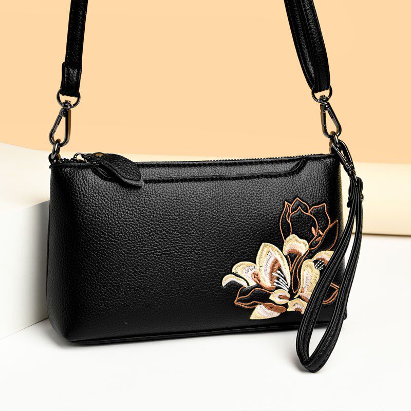 中老年妈妈小包包女2024新款时尚刺绣女包气质百搭女士单肩斜挎包,箱包皮具/热销女包/男包,小方包,淘宝优惠券,粉丝福利购,淘宝优惠卷