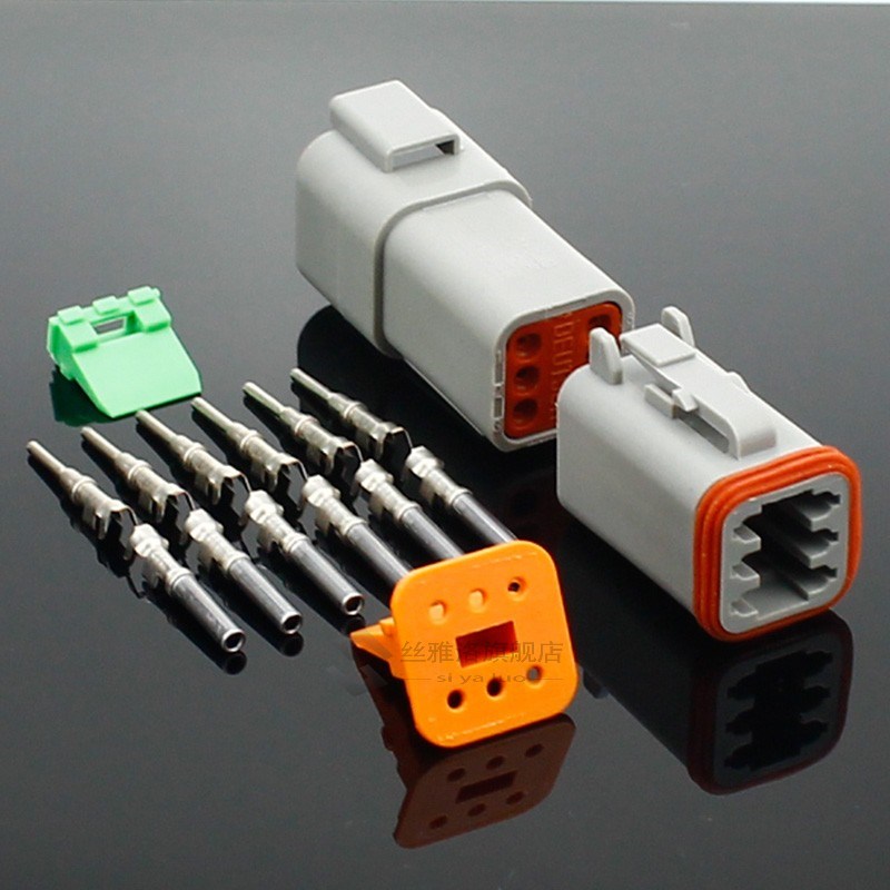 极速1 set DT conector DT06-2S/DT04-2P 2P 3P 4P 6P 8P 12P wat