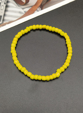 小众高货Colorful Rice Beads Bracelet Set Summer Beach Friend