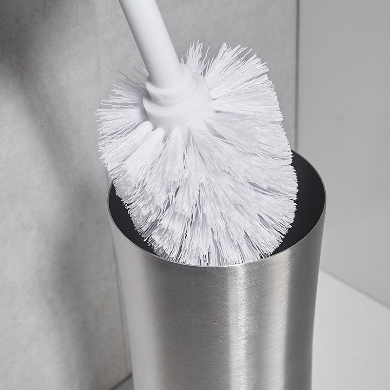 304不锈钢马桶杯架子防臭长筒全密封厕所卫生间马桶刷架套装