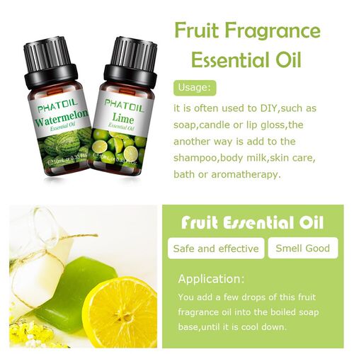 工厂销1a0ml Pure Fruit Fragrance Oil Diffuser Essential Oils