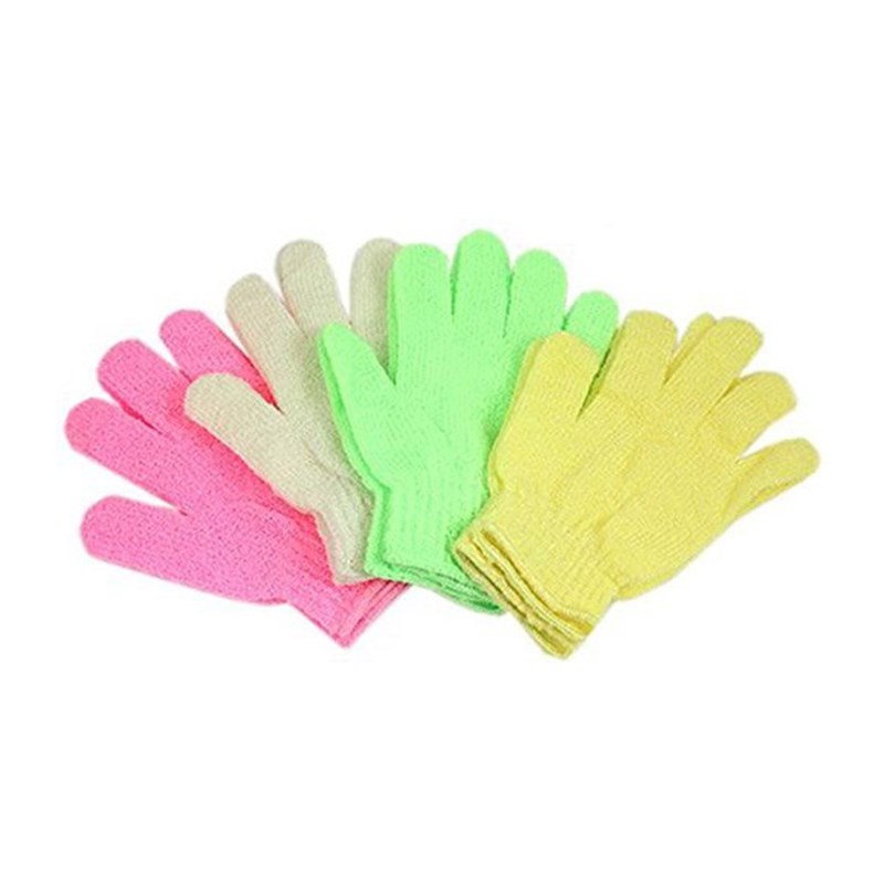 Pair Of Bath Gloves Body Shower Exfoliating Gloves Wash Skin