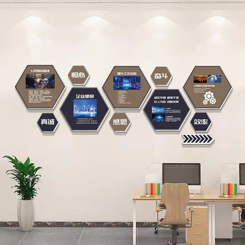 公司进门前台形象背景墙装饰贴挂画企业文化墙办公室氛围布置设计,家居饰品,文化墙贴,淘宝优惠券,粉丝福利购,淘宝优惠卷