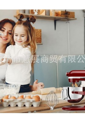 K5AWW Wirej Whip钢丝搅拌头不锈钢搅拌器5QT适用Kitchen Aid