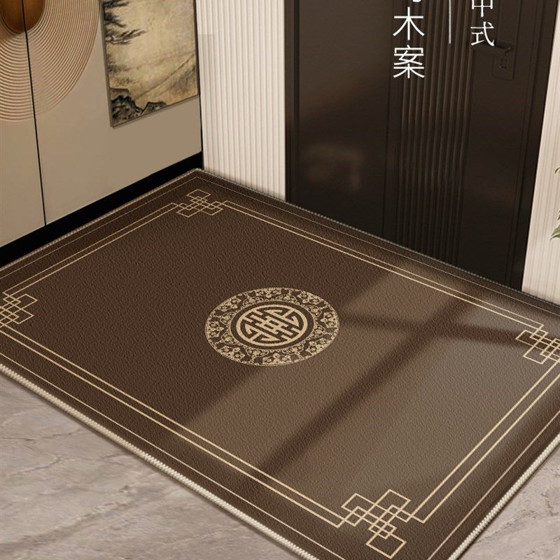 新中式进门地垫家用门口脚垫入户门垫子客厅门垫卧Z室地毯玄关,居家布艺,入户地垫,淘宝优惠券,粉丝福利购,淘宝优惠卷
