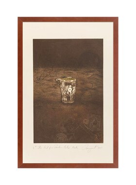 「寂静之地」小众艺术组画客厅侘寂风中古复古装饰简约高级小众画