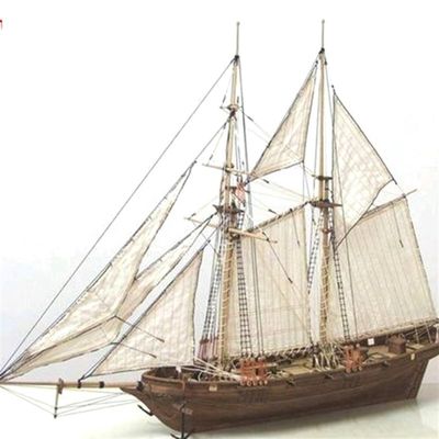 1 Set Assemblingn Building Kits Ship Model Wooden Sailboat T