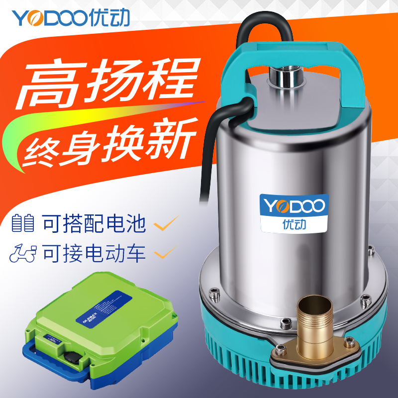 潜水泵12V2Vv48V瓶0472伏家用电6N电动车抽水泵小型农用抽