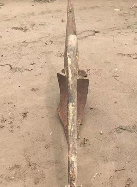 怀旧复古a老木犁农村耕地农具老式牛犁老物件民俗馆装饰摆件道具