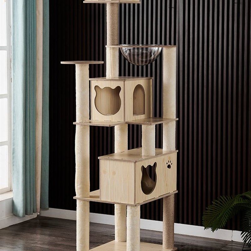 猫爬架猫窝猫树一体大型实木猫架猫抓架剑麻柱跳台太空舱猫咪跳台,宠物/宠物食品及用品,猫爬架,淘宝优惠券,粉丝福利购,淘宝优惠卷