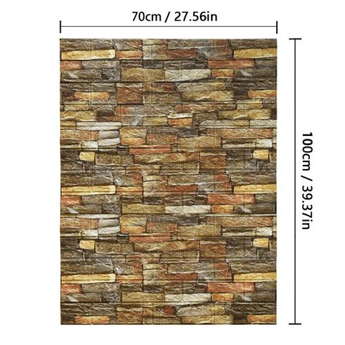 小众高货70cm*1m  3D Brick Pattern Wall Panels Wallpaper DIY