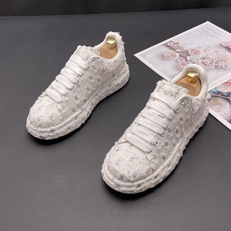 小白鞋男冬季新款时尚百搭厚底乞丐帆布鞋内增高青年运动休闲板鞋,流行男鞋,休闲板鞋,淘宝优惠券,粉丝福利购,淘宝优惠卷