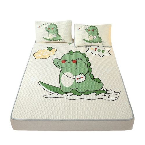 夏季新款大版乳胶凉席三件套学生宿舍加厚空调席可水洗冰丝软席子