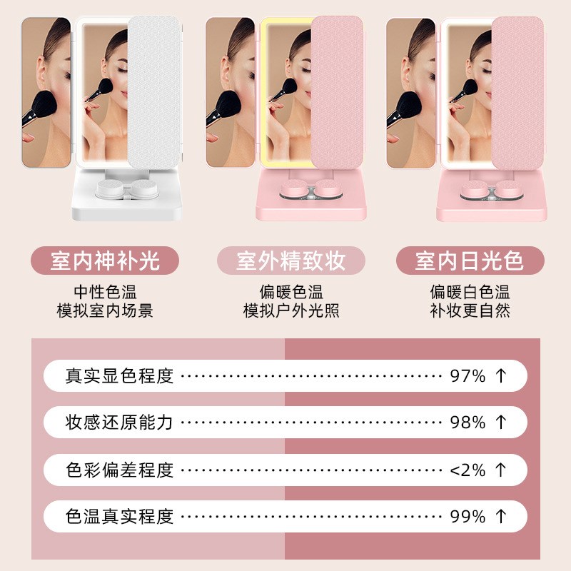 卡通色系可爱隐形眼镜清r洗盒 超声波充电迷你自动震动眼镜清洗机