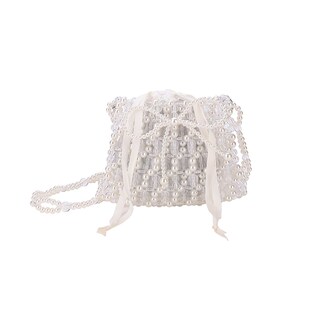 独特手机包小包包女2023年新款时尚迷你小众珍珠链条斜挎小水桶包