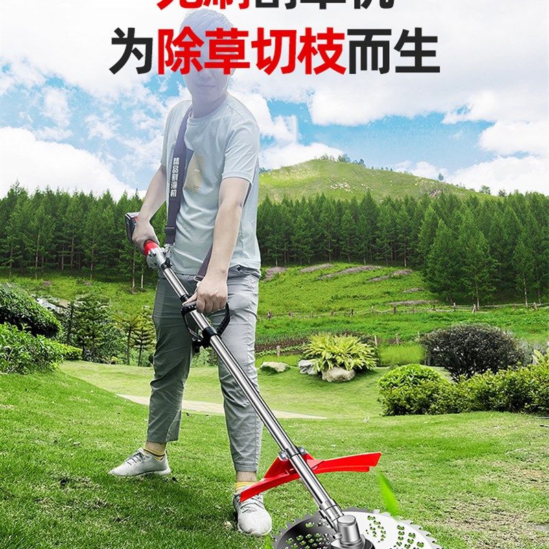新款电动割草机家用锂电清明除草机小型多功能果园割草机草坪修枝,鲜花速递/花卉仿真/绿植园艺,割草机/草坪机,淘宝优惠券,粉丝福利购,淘宝优惠卷