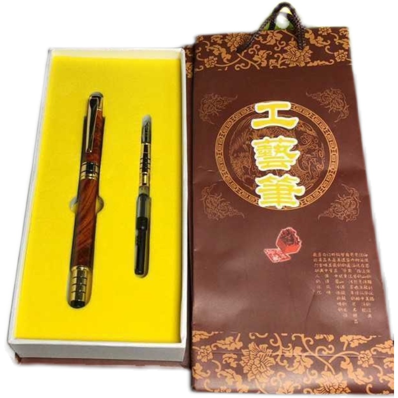 酸枝笔杆笔实木圆珠笔钢笔两用红木文房笔收藏商务礼品定制