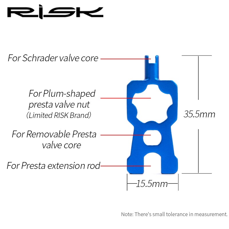 Bicycle Schrader/ Presta Valve Core Tool Aluminum Multifunc