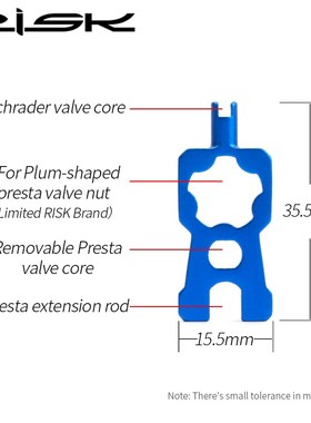 Bicycle Schrader / Presta Valve Core Tool Aluminum Multifunc