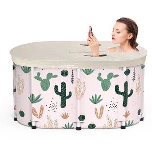Folding Adult Bathtub Portable Cylind Bath Thickening Sauna