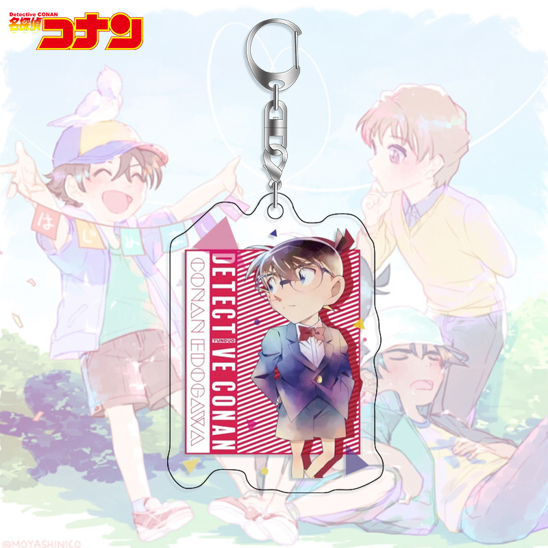 推荐Detective Conan anime acrylic cute keychain comic pendan 模玩/动漫/周边/娃圈三坑/桌游 动漫挂件/文具 原图主图