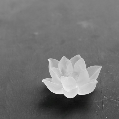 一笑间 古法琉璃k 莲花 香插 家居摆件 香炉 禅意 线香插 香座