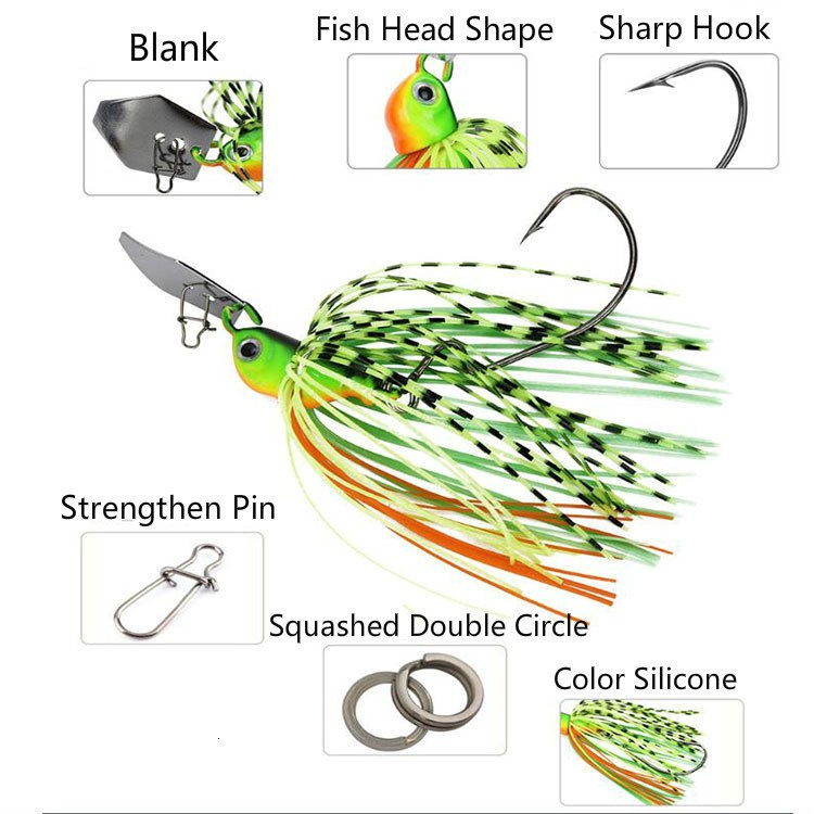 Chatterbait Fishing Lures 2019 Weights10-14g Fishing Tackle