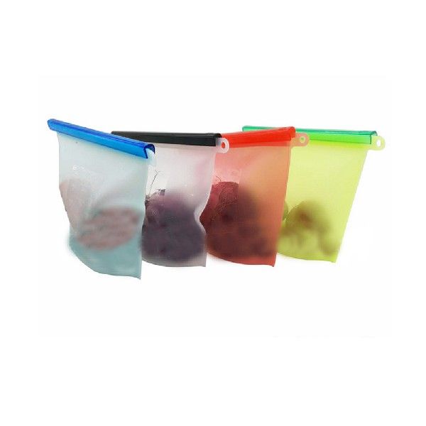 极速Reusable Silicone Food Sealer Bags Wrap Fridge Food Fres 鲜花速递/花卉仿真/绿植园艺 鲜花拱门 原图主图