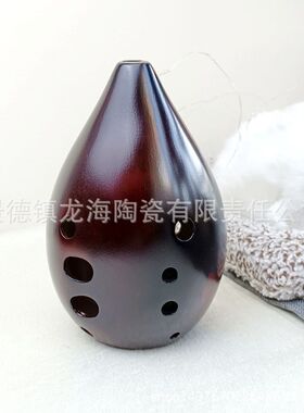 十孔满口埙初学者入门陶埙演奏古埙紫砂陶笛乐器E调F调G调