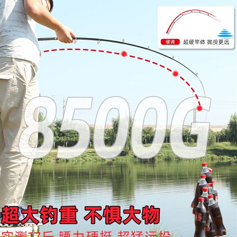 海竿抛竿超短节鱼竿超硬远投小迷你海杆套装钢笔裸竿路亚竿甩杆