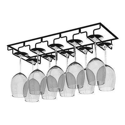 工厂销5 Slots Wine Glass Rack-Under Cabinet Stemware .Rack,