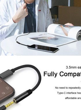 Adapter Cable Type-C Digital Audio Adapter Cable 3.5mm Headp