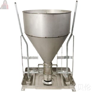 育肥母猪自动喂料器猪料槽养殖场自由采食桶下料器保育母猪食槽