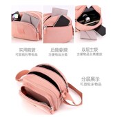 帆布斜挎小包女韩版 潮迷你简约百搭包网单肩红小背包手机包零新品