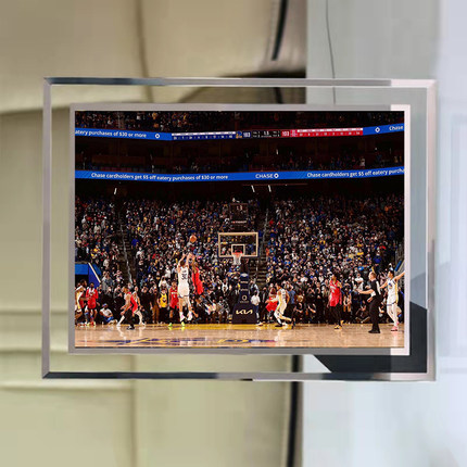 直销促销NBA库里相框含6寸照片可定制汤普森水花N兄弟玻璃摆台画