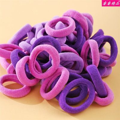 推荐50pcs hair tie head ring hair rope accessories Rubber ba