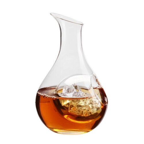 Japan Crystal Ice Flask Glass Wine Bottle Hamster Nest Cooli