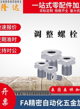 不锈钢细牙调整螺栓LVBS/LVFBS12/16-10/15/20/25/30/40/50/80