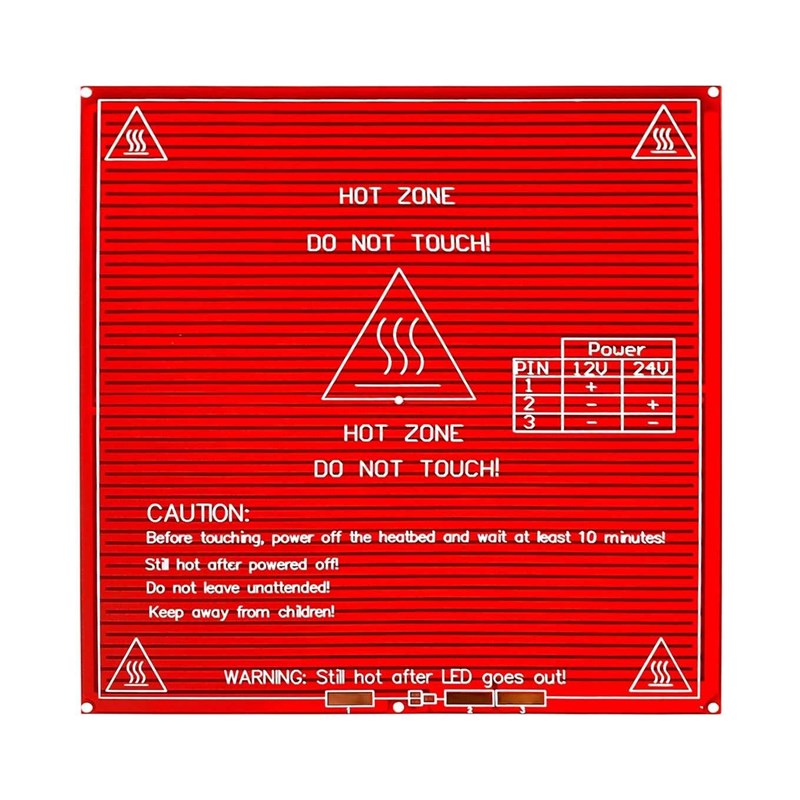 推荐Hot Sale 1PCS Red PCB Heated Heat bed Heatbed MK2B Upgra