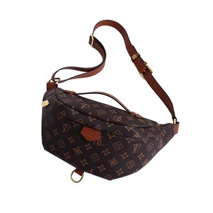 高级感包包女2024新款老花斜挎包腰包春夏小众百搭胸包女大容量男