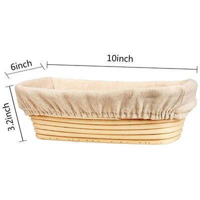 Banneton Proofing Basket Set - Artisan Sourdough Bread Baker